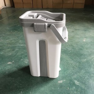 Free Hand Washing Flat Mop with Bucket Lazy 360 Rotating Magic Mop With Squeezing Floor Cleaner Mop Household Cleaning Tool