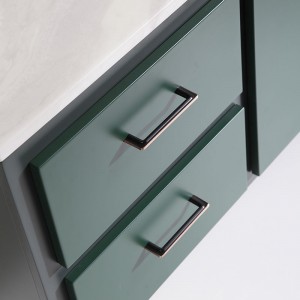 Bathroom storage cabinet with sink modern bathroom vanity with LED lighting mirror custom bathroom equipment