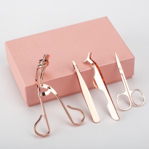 RTS wholesale Multi-function Eyelash Clip Aid Suit Stainless Steel Makeup Tool Eyelash Forceps Eyelash Curling