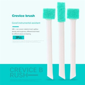 3pcsset Multipurpose Window Door Keyboard Cleaning Brush Household Cleaner Kitchen Hood Window Groove Cleaning Tools