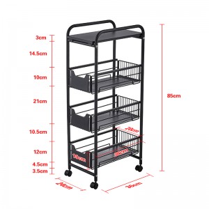 Narrow Home Kitchen Storage 4 Tiers Slim Home Kitchen Storage And Organizers Bathroom Storage Organizer With Wheels