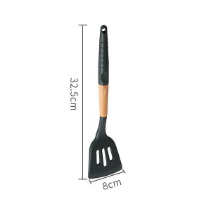 Heat Resistant Food Grade Wood Handle Silicone shovel Silicone Spatula