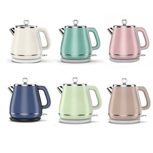 useful stainless steel double wall hot water kettle kitchen appliances electric cooking kettle hotel
