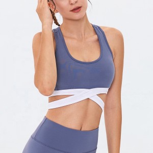 Wholesale Custom Sport Bra Top Fitness Womens Workout Clothing Gym Yoga Top Wear Manufacturer