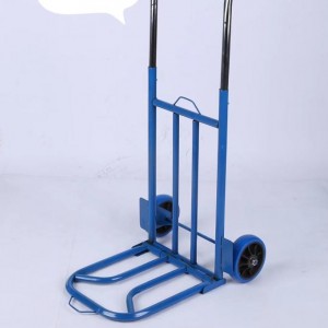 Heavy duty warehouse hand cart push truck folding hand trolley hand pallet truck