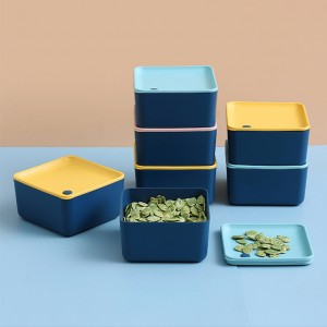 Multi-function Airtight Food Container Desktop Organizer Box Kitchen Living Room Storage Containers Plastic Storage Box with Lid