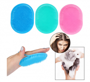 QY Shampoo Comb Pocket Men Beard Mustache Palm Scalp Massage Black Hair Care Travel Portable Hair Comb Brush Styling Tools