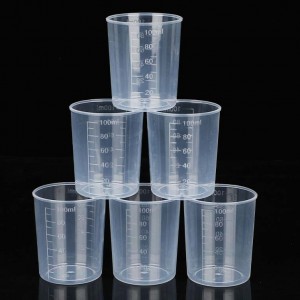 15ml 30ml 100ml 200ml 300ml 500ml 1L 2L Kitchen Transparent Plastic Measuring Cup With Handle