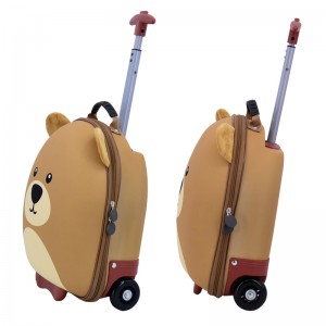 Kid Toddler 15 inch Carry On Animal Trolley Hard shell Luggage