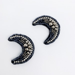 OEKO-TEX BSCI factory China wholesales handmade embroidery patches clothing applique patch and trimmings trims beaded patches