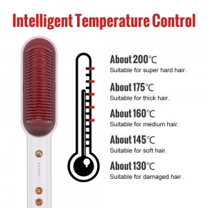 Beauty Care Product Simply Straight Brush Styler Hair Straightener Comb