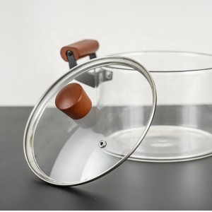 3.5L 4.5L 5L microwave stove fire directly resistant non-stick kitchen glass cooking pot sets