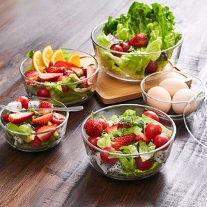 Oven Microwavable Safe Bakeware Pans Pyrex Borosilicate Glass Baking Tray Dish Set