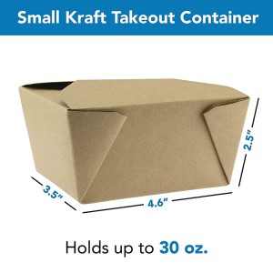 Custom Disposable Restaurant Togo Fast Food Grade Container Salad Sandwich Hamburger Lunch Packing Kraft Paper Packaging Box