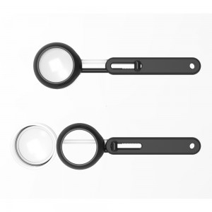 Kitchen tools 45ml coffee scoop plastic adjustable measuring spoon
