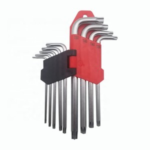 9PCS Set Of Allen Key Hex Screw Wrench Long Arm Hexagon Key Tool Set Torx Hex Key