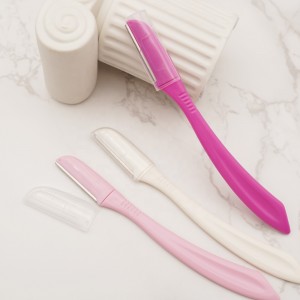 2021 Popular Makeup Tools White, Pink, Rose Red Colors of 3pcs face razor women eyebrow