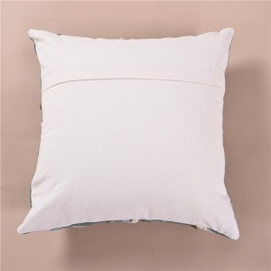 100% Cotton Hand Embroidered Cushion Cover Boho Tufted Embroidery Pillow Case With Tassel for Home Decor Sofa 20×20