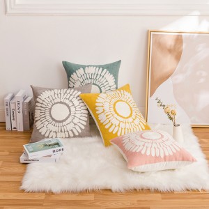 Southeast Asia Sofa Pillowcase Sunflower Small Daisy Embroidered Hammock Pillow