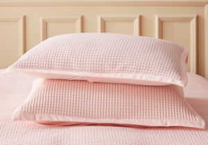 wholesale customization waffle blanket surface soft hand feel 100% cotton unique waffle duvet cover set hot sale famous brand