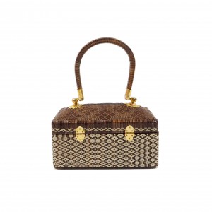 Handmade Woven Mini Vanity Bag with Luxury Style From Thailand