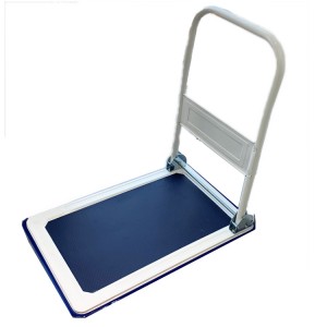 150kg and 300kg loading Steel hand platform trolley with anti-slip film