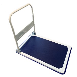 150kg and 300kg loading Steel hand platform trolley with anti-slip film