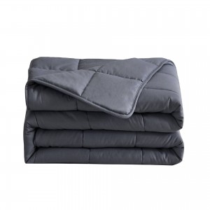 Hot sale cotton release anxious heavy adult weighted blanket for insomnia and high intensity working people