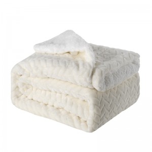 Wholesale Luxury Weighted Flannel Fleece Blanket, Super Soft Warm Sherpa Fleece Blanket for Baby