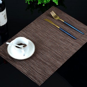 Placemats Washable PVC Dining Table Mats Heat Resistant Sustainable Woven Place Mats