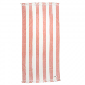 Wholesale 100% Cotton Beach Towels With Logo Custom Print Large Size Blue Stripe Beach Towels