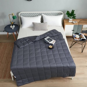 Hot sale cotton release anxious heavy adult weighted blanket for insomnia and high intensity working people