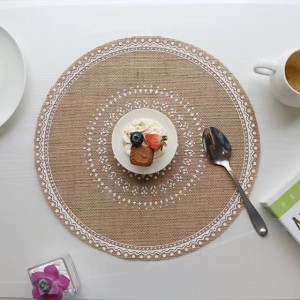 Environment Protection Elegant Placemat Pad Dining Table Mat Decor mat Heat Insulation Placemats