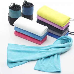 Customized Microfiber Fitness Yoga Sports Outdoor Gym Cooling Towel