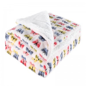 Wholesale Luxury Weighted Flannel Fleece Blanket, Super Soft Warm Sherpa Fleece Blanket for Baby