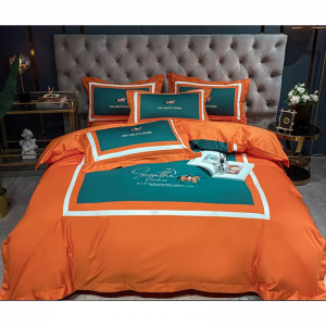 Luxury Brand European Spring Quilt Duverts Cover Bedding Set Bed 100% Cotton Bedsheets Bedding Sets
